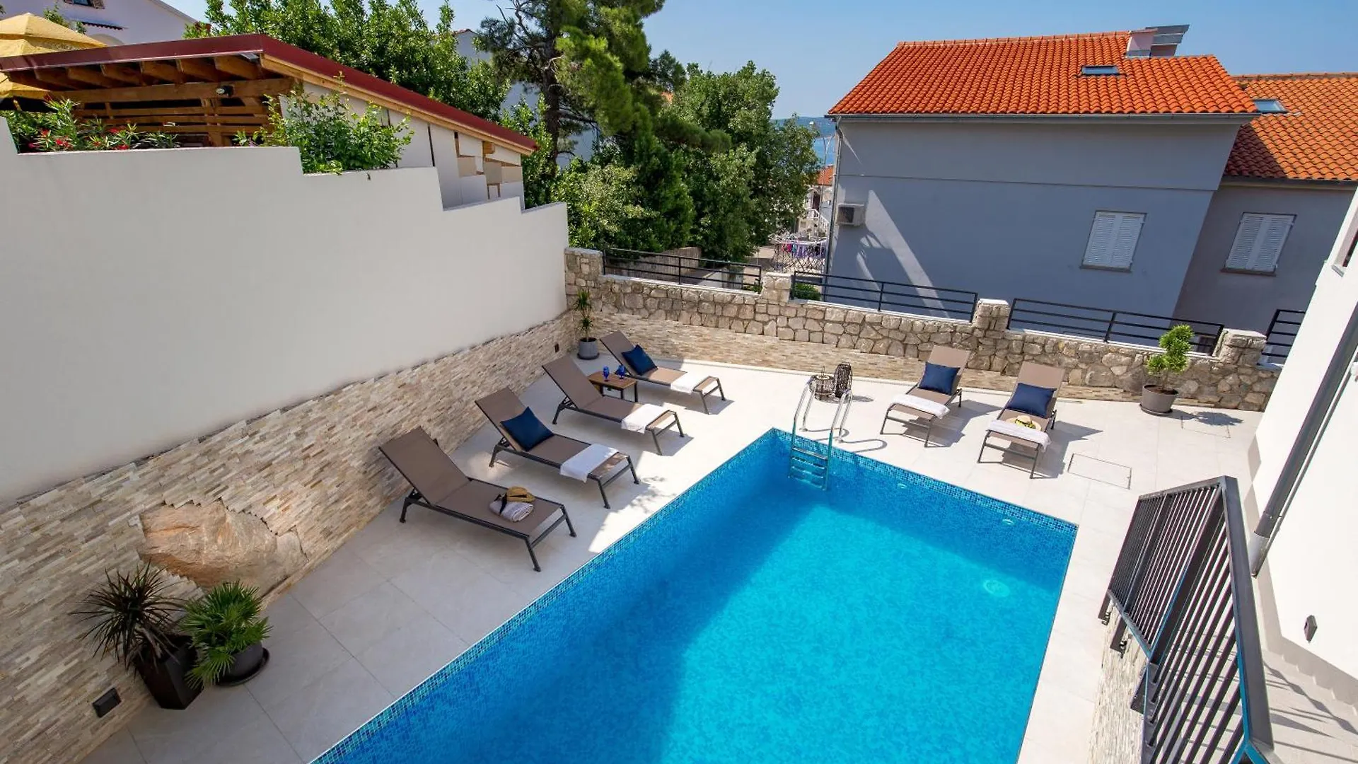 Villa Frankola With Pool Crikvenica Lägenhet